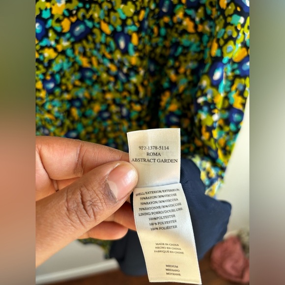 RAILS | Roma dress in abstract garden | size Medium - Picture 10 of 10